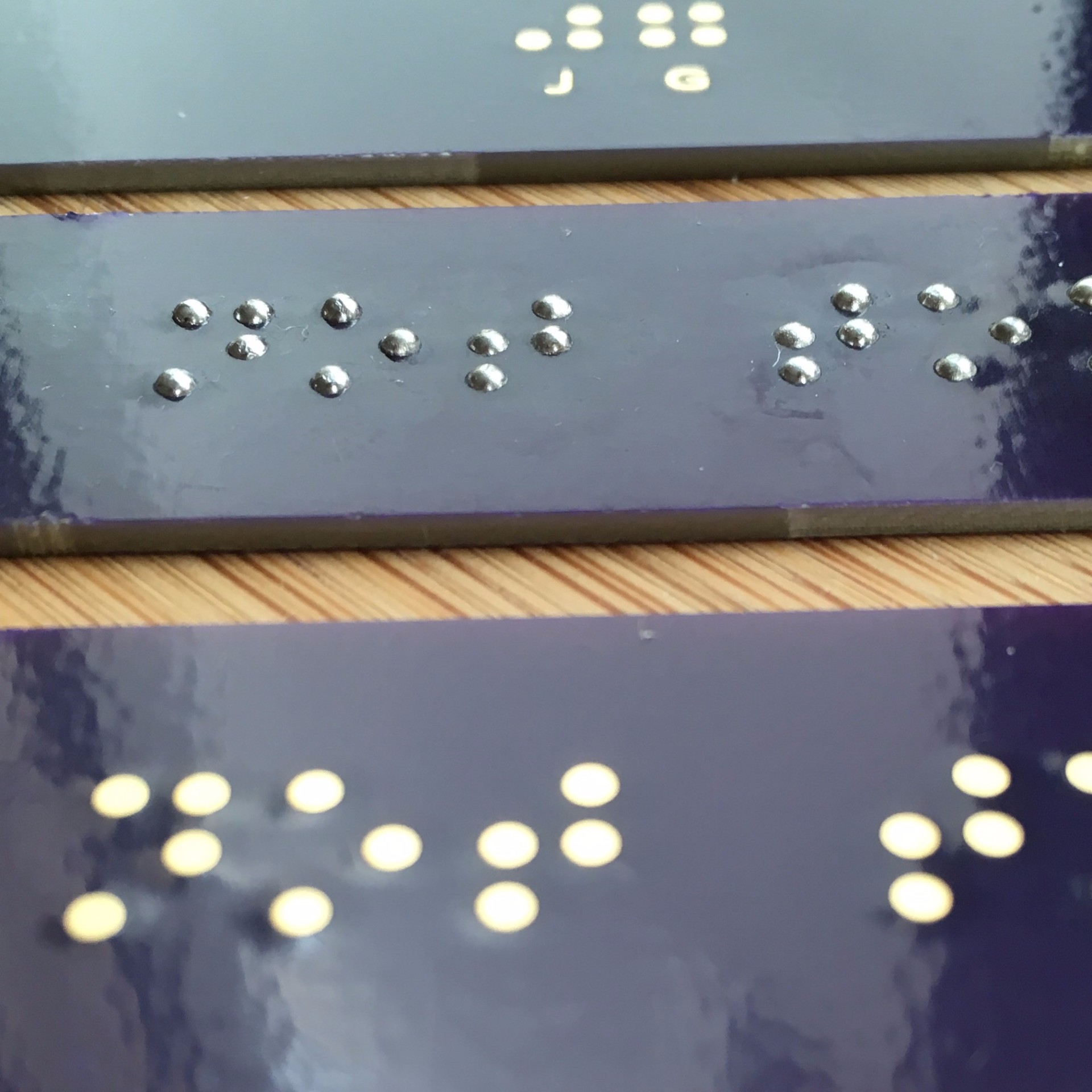 Braille closeup