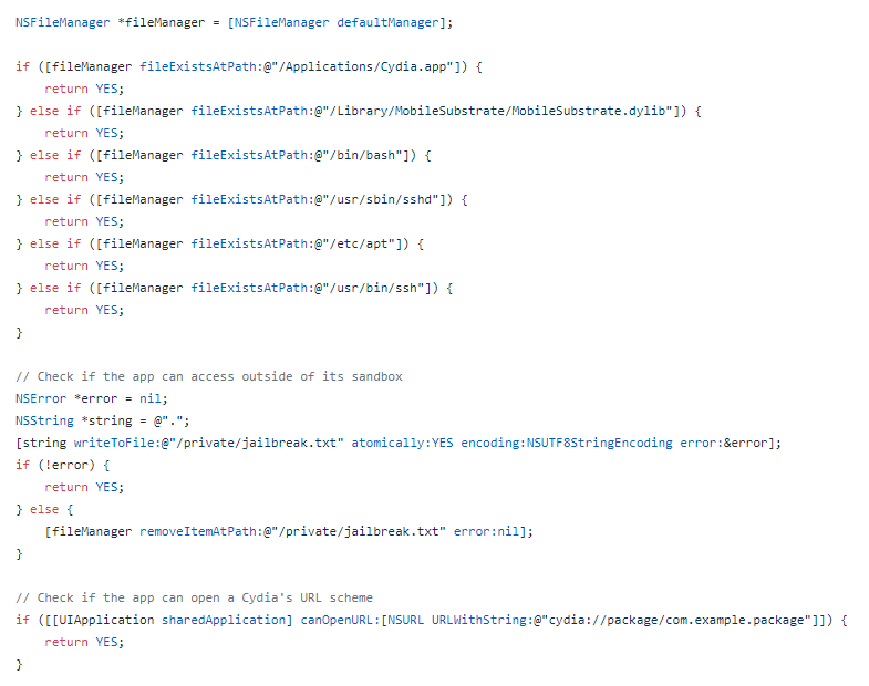 DTTJailbreakDetection Implementation