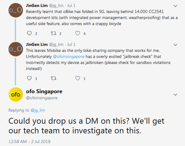 ofoinsingapore tweets